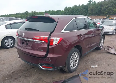 2018 Acura Rdx Acurawatch Plus Package from USA, damaged, VIN 5J8TB4H39JL028121